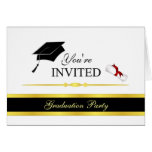 Invitaciones formales de la graduación - personali tarjetas