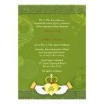 Invitaciones formales del boda del día de St Patri Comunicados Personales