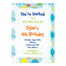 Invitaciones frescas de la fiesta de cumpleaños de invitación personalizada