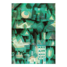 Invitaciones ideales de la ciudad de Paul Klee Comunicado Personal