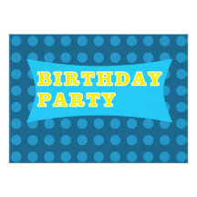 Invitaciones INTRÉPIDAS de la fiesta de cumpleaños Comunicado Personalizado