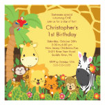 Invitaciones lindas de la fiesta de cumpleaños de  comunicados personalizados