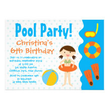 Invitaciones lindas de la fiesta de cumpleaños de  anuncio personalizado