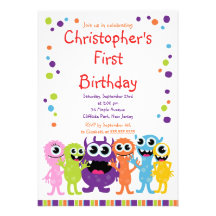 Invitaciones lindas de la fiesta de cumpleaños del comunicado personalizado