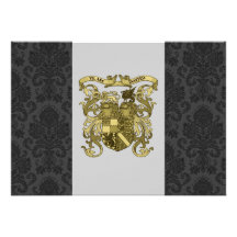 Invitaciones medievales del boda del escudo de arm anuncios  