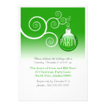 Invitaciones modernas de la fiesta de Navidad Invitacion Personal
