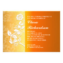 invitaciones nupciales brillantes amarillas de la  comunicados personalizados