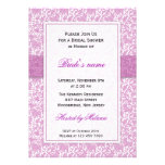 Invitaciones nupciales de la ducha del boda de mod anuncio personalizado