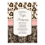 Invitaciones nupciales de la ducha del estampado l anuncios  