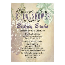 Invitaciones nupciales de la ducha del viñedo tosc anuncio