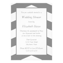 Invitaciones o invitaciones grises de la ducha del invitación