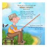 Invitaciones pesqueras idas del fiesta de retiro comunicados personalizados