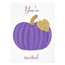 Invitaciones púrpuras del boda de Halloween de la  Anuncio