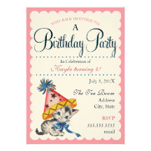 Invitaciones retras del cumpleaños de la fiesta de invitacion personal 