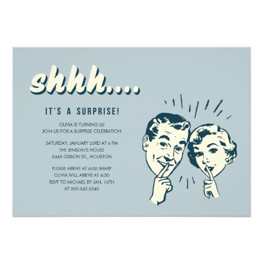 Funny Surprise Birthday Invitations Funny Surprise Birthday Invitations
