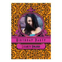 Invitaciones rococóes SWEETSIXTEEN del ~ III del P Anuncios Personalizados