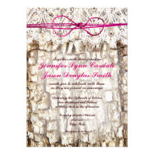 Invitaciones rústicas del boda del arco del rosa d comunicado personal  