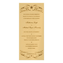Invitaciones solitarias del boda de la estrella de invitación