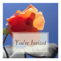 Invitaciones subiós del cielo azul anuncio