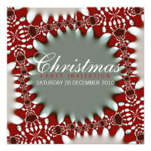 Invitaciones tribales del navidad de la isla anuncio personalizado