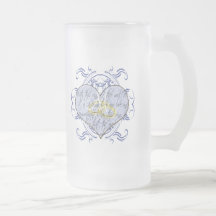Invitaciones y regalos del boda del monograma taza