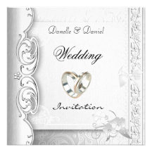 Invite a casar los anillos blancos elegantes del c anuncios  