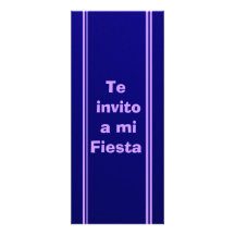Invito de Invitación - de Te una fiesta del MI - A