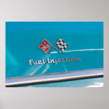 Inyección de carburante poster