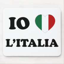 Io Amo Italia Tapete De Ratón