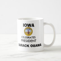 IOWA celebra los RECUERDOS de presidente OBAMA Tazas De Café