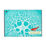 iPad personalizado de Swirly de la turquesa del vi