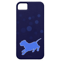 iPhone 5 de la casamata de la silueta de Pitbull iPhone 5 Carcasa