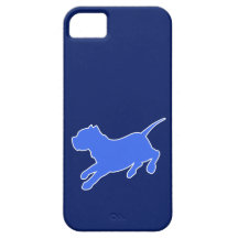 iPhone 5 de la casamata de la silueta de Pitbull iPhone 5 Protector