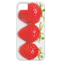 iPhone 5 funda tres fresas