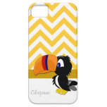 iPhone amarillo 5 Barely There de Toucan Chevron iPhone 5 Carcasas