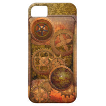 iPhone de cobre y de madera 5 de la casamata de St iPhone 5 Protectores