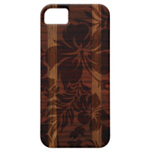 iPhone de madera de la tabla hawaiana de la playa  iPhone 5 Carcasa