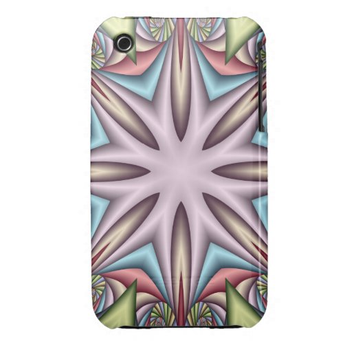iPhone decorativo 3 pasteles soñadores del caso iPhone 3 Carcasas