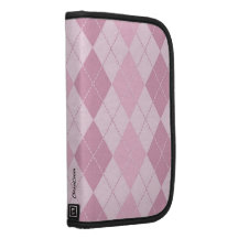 iPhone del carrito del rosa del modelo de Argyle Organizadores