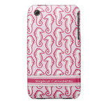 iPhone divertido 3G Barely There - rosa del Seahor iPhone 3 Case-Mate Coberturas