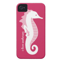 iPhone divertido 4/4S Barely There - rosa del Seah iPhone 4 Case-Mate Protectores