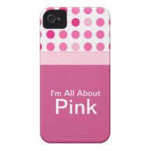 iPhone femenino rosado 4 casos iPhone 4 Case-Mate Fundas