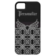 iPhone gótico elegante 5 de la joya y de los diama iPhone 5 Case-Mate Cobertura