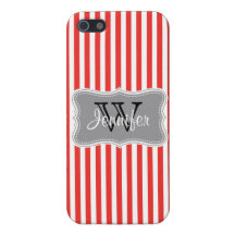 iPhone personalizado de moda rojo y gris 5 de la a iPhone 5 Carcasa