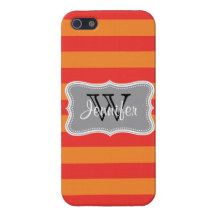 iPhone personalizado de moda rojo y gris 5 de la a iPhone 5 Carcasas