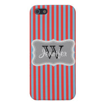 iPhone personalizado de moda rojo y gris 5 de la a iPhone 5 Carcasa