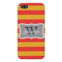 iPhone personalizado de moda rojo y gris 5 de la a iPhone 5 Carcasas