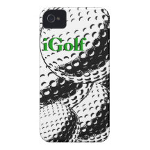 iPhone personalizado iGolf iPhone 4 Case-Mate Cobertura