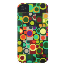 iPhone retro anaranjado 4/4S Barely There Case-Mate iPhone 4 Cárcasas