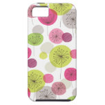 Iphone retro lindo 5 del diseño del estampado de p iPhone 5 carcasa